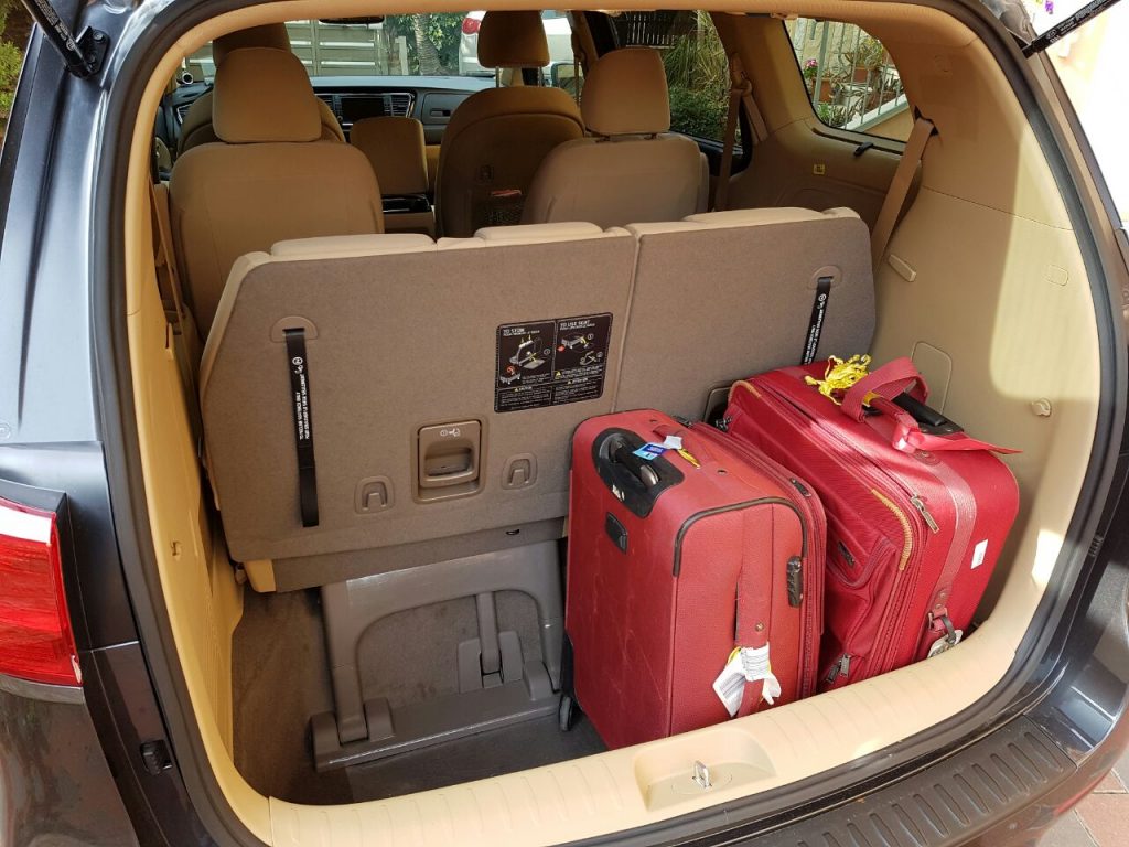 Kia Carnival Baggage compartment