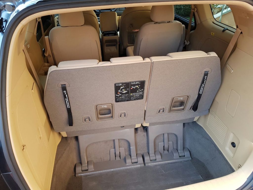 Kia Carnival Baggage compartment
