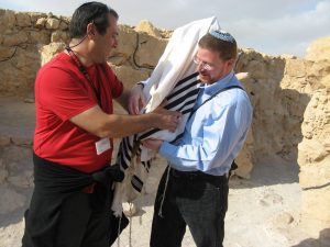 Torah scroll - bar Mitzvah in Masada